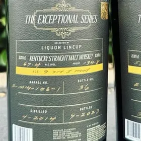 Rare Character Exceptional Series Kentucky Straight Malt (Liquor Lineup)