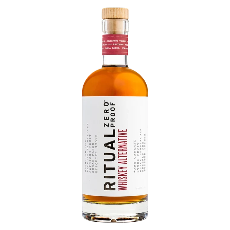 Ritual Zero Proof Whiskey Alternative 750ml Bottle