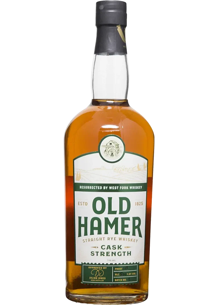 Old Hamer Cask Strength Straight Rye