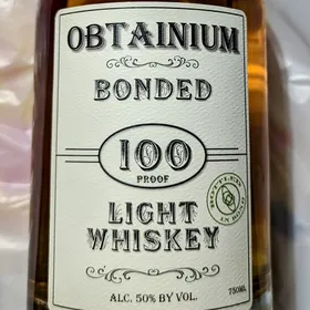 Obtainium Light Whiskey (7 year Bonded)