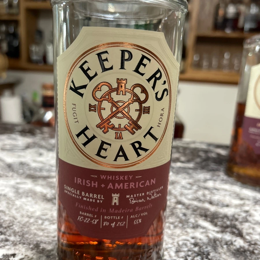 Keeper's Heart Irish + American Single Barrel Finished in Madeira Barrels