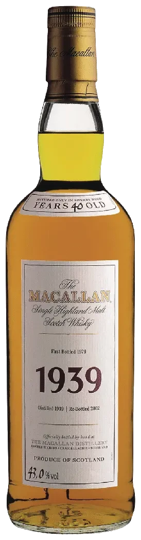 Macallan Fine And Rare 1939