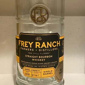 Frey Ranch Straight Bourbon Whiskey Single Barrel