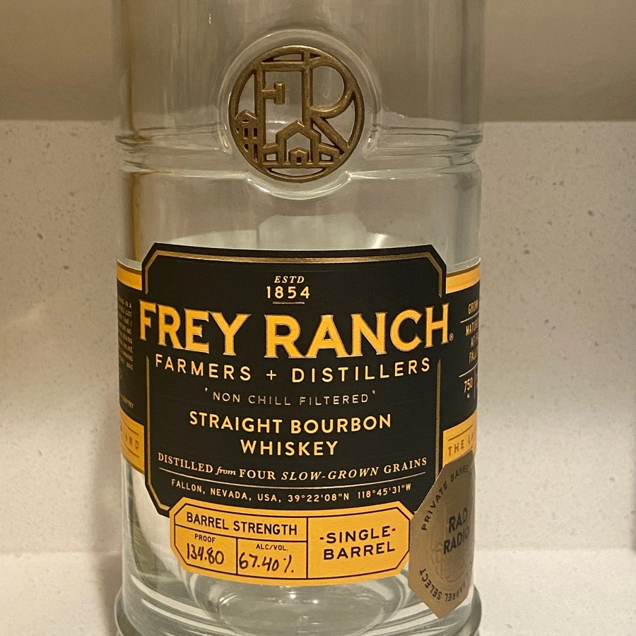 Frey Ranch Straight Bourbon Whiskey Single Barrel