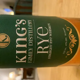 King's Family Distillery Straight Rye