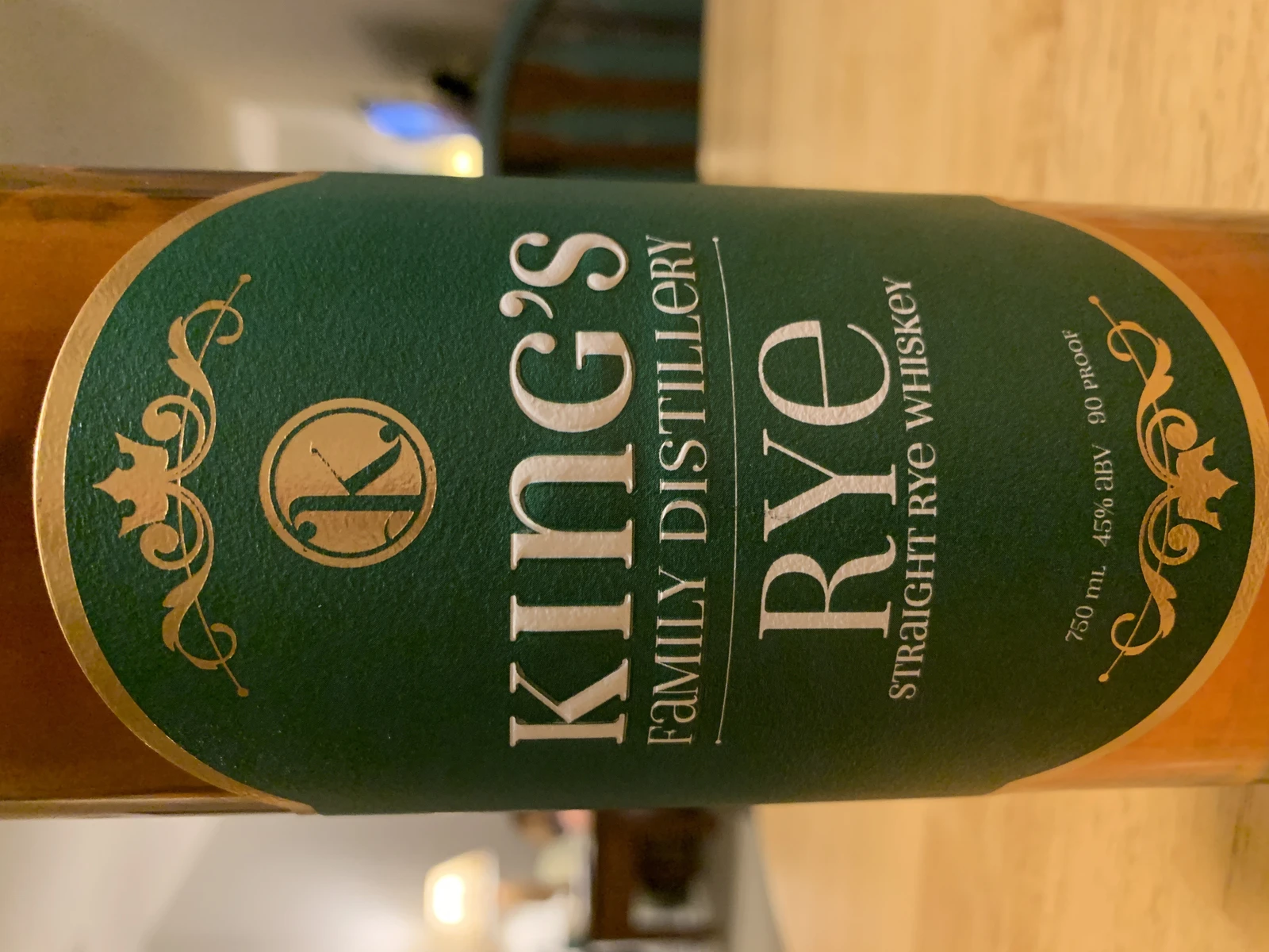 King's Family Distillery Straight Rye