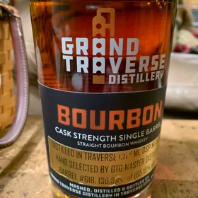Grand Traverse Cask Strength Single Barrel Bourbon