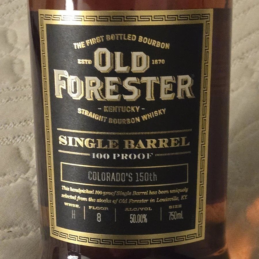 Old Forestor Single Barrel Colorado 150th