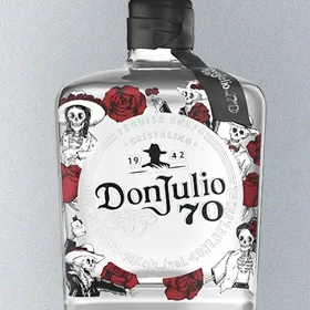 Don Julio 70 Añejo Cristalino Tequila - 2025 Artist Edition Bottle Willy Chavarria