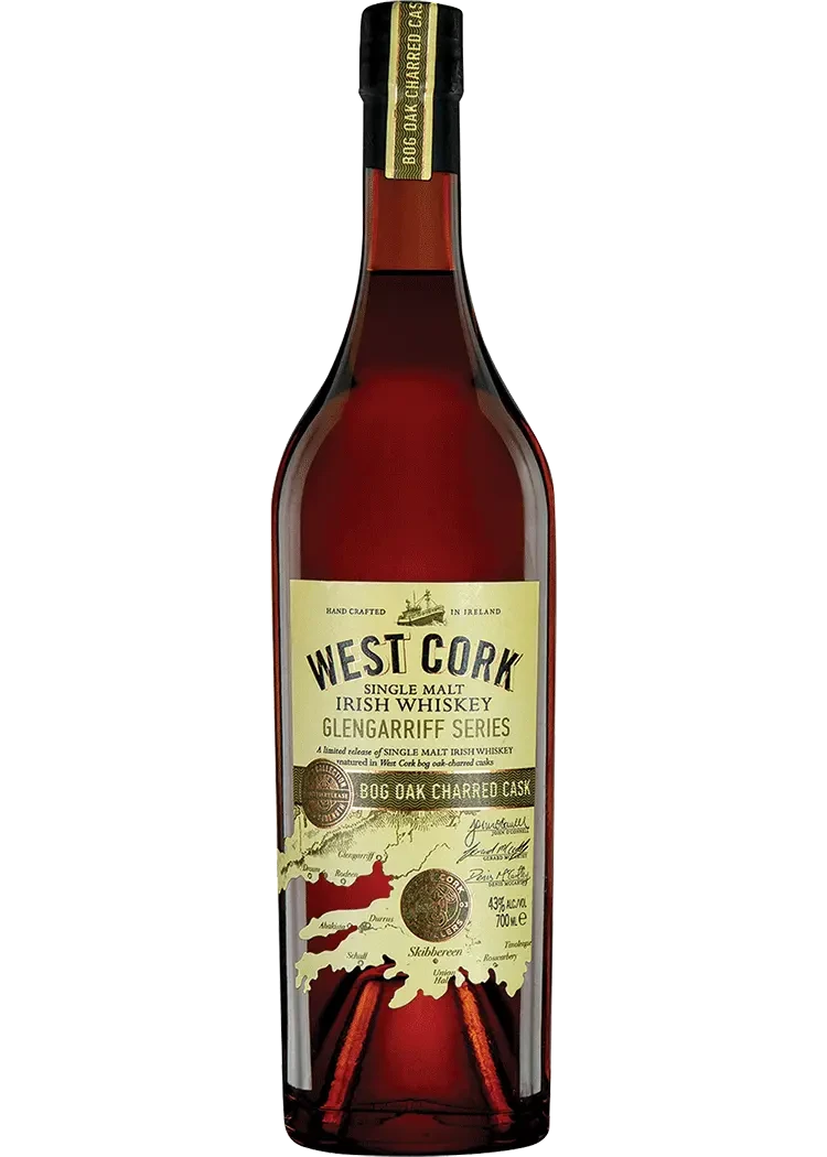 West Cork Glengarriff Series Bog Oak Charred Cask Single Malt