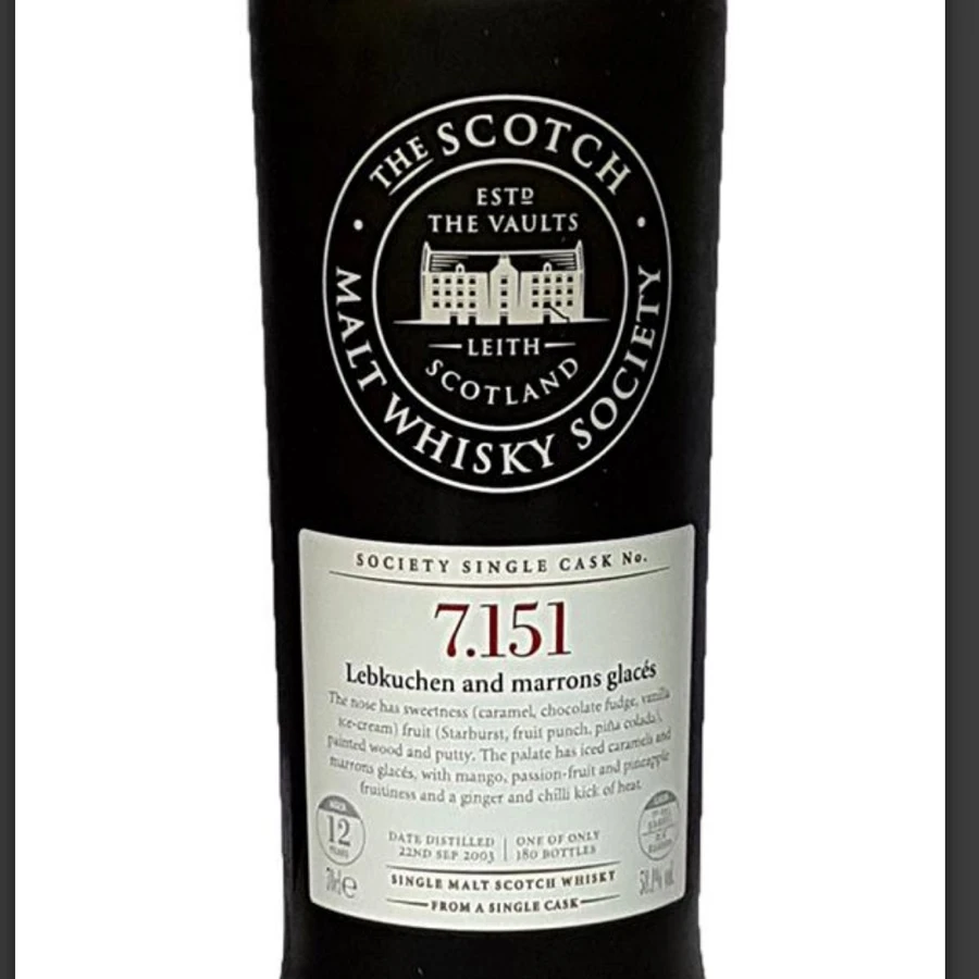 Lebkuchen and marrons glacés (SMWS 7.151 - Longmorn)