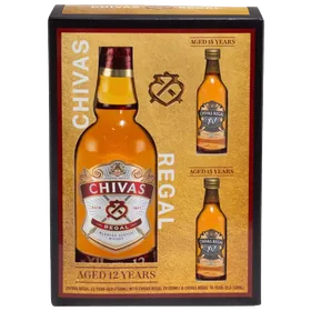 Chivas Regal 12 Year With Two 50mls Gift