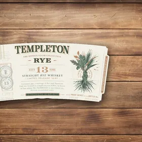Templeton Rye 13 Year The Hidden Stash Collection