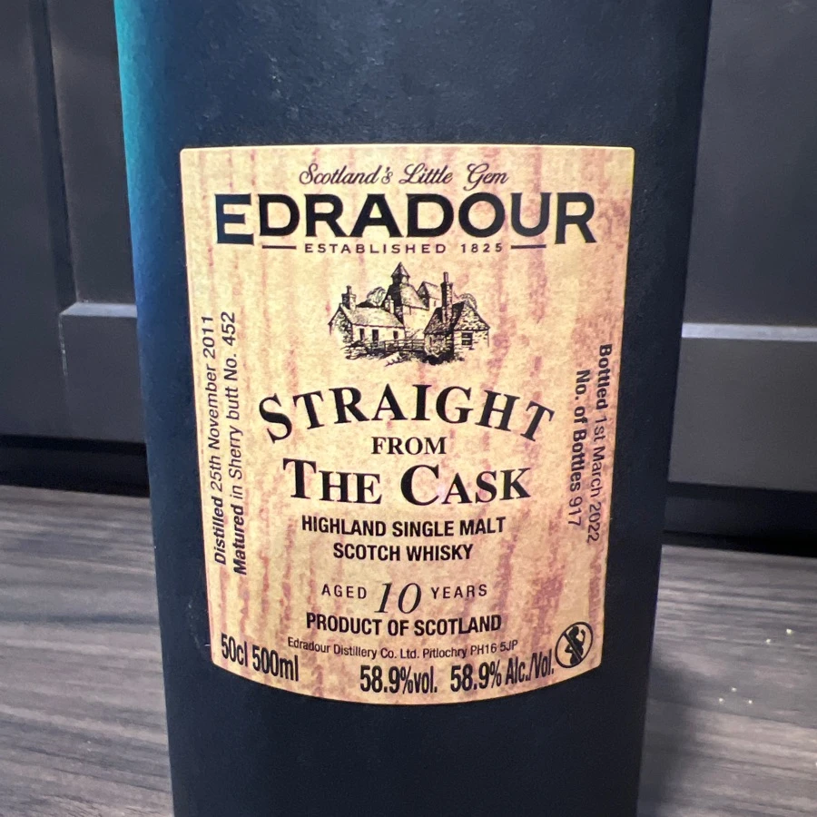 Edradour Straight From The Cask Sherry butt 452