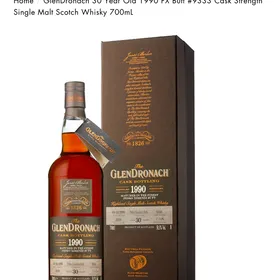 Glendronach 30 YO 1990 PX Butt Cask #9333