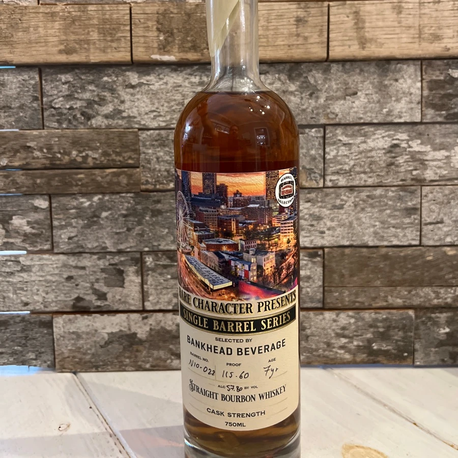 Rare Character Single Barrel Selected for Bankhead Beverage