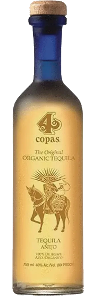 4 Copas Tequila Añejo