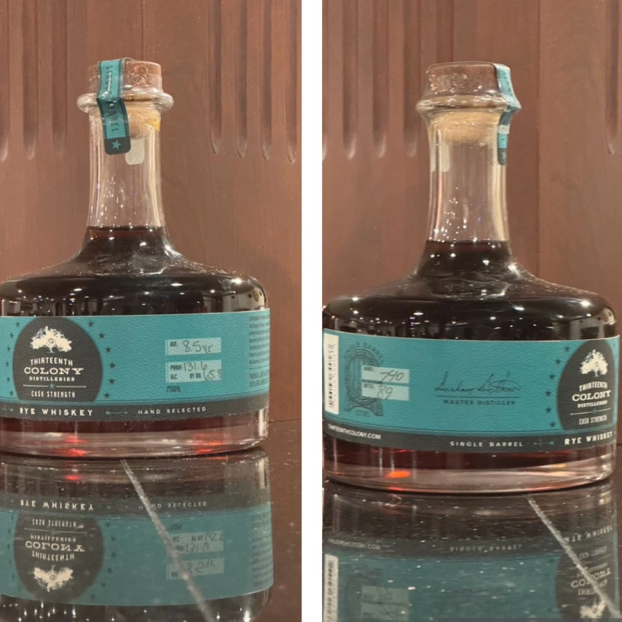 13th Colony Single Barrel Cask Strength Southern Rye