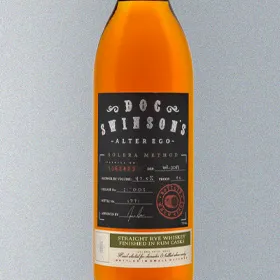 Doc Swinson's Alter Ego Solera Method Straight Rye Finished in Rum Casks