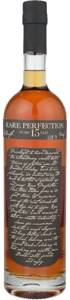 Rare Perfection 15 Year Cask Strength Canadian Whisky