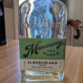 Manatawny Still Works Small Batch Whiskey Aged in Tequila Barrels "El Murciélago"