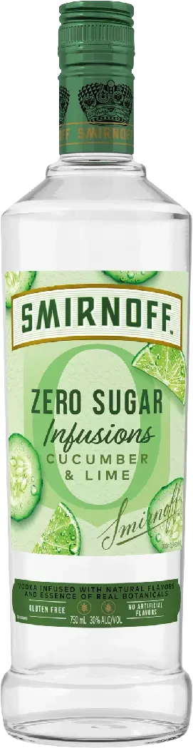 Smirnoff Zero Sugar Infusions Cucumber & Lime