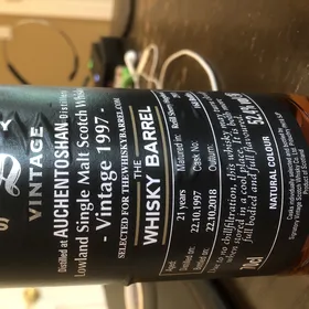 Auchentoshan 1997 21 Year Un-Chillfiltered Collection (Signatory) The Whisky Barrel
