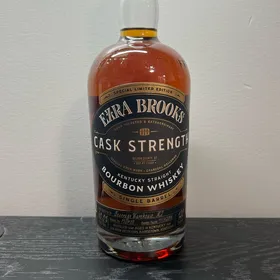 Ezra Brooks Cask Strength Single Barrel: Beverage Warehouse MJ