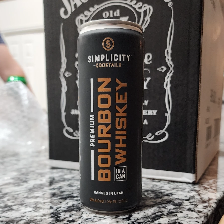 Simplicity Cocktails Premium Bourbon Whiskey in a Can