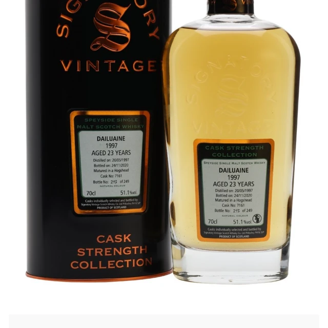 Dailuaine 1997 23 Year Old Signatory Cask Strength Collection