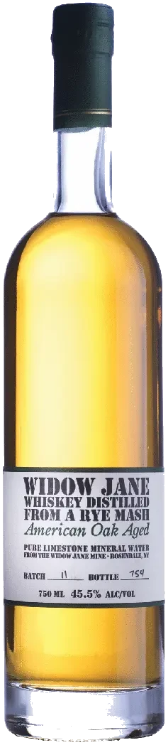 Widow Jane Whiskey Distilled From a Rye Mash American Oak Aged