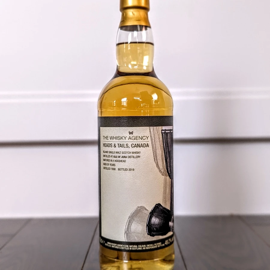 The Whisky Agency Jura 1998 21 Year Single Malt Scotch Whisky (Heads & Tails Canada)