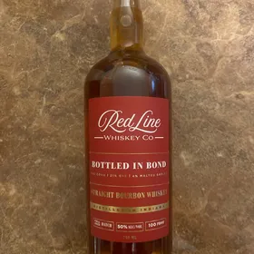 Red Line Whiskey Co. Bottled In Bond Straight Bourbon Whiskey