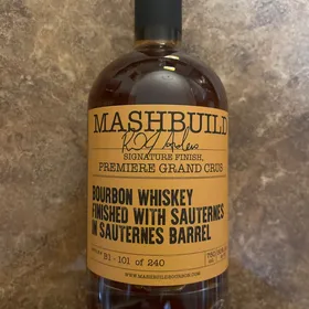 Mashbuild Bourbon Whiskey Finished With Sauternes In Sauternes Barrel