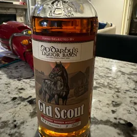 Old Scout Straight Bourbon Whiskey O'darbys Liqour Barn