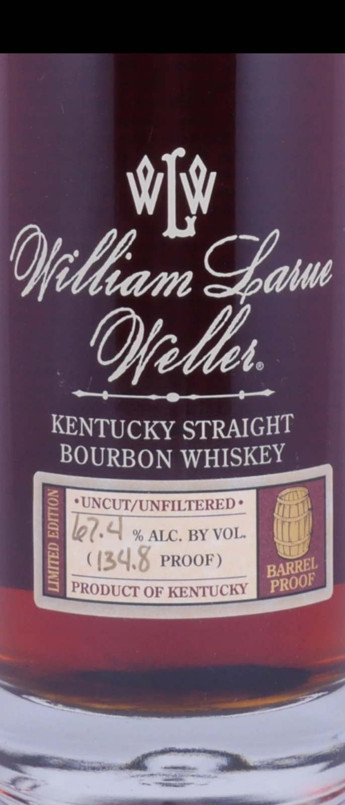William Larure Weller Bourbon (Fall 2009)