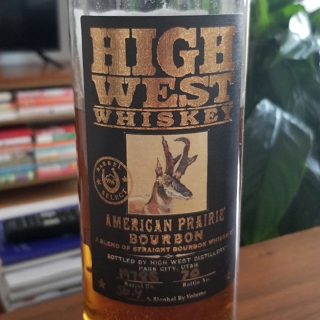 High West American Prairie Bourbon (Peated Whiskey Cask)