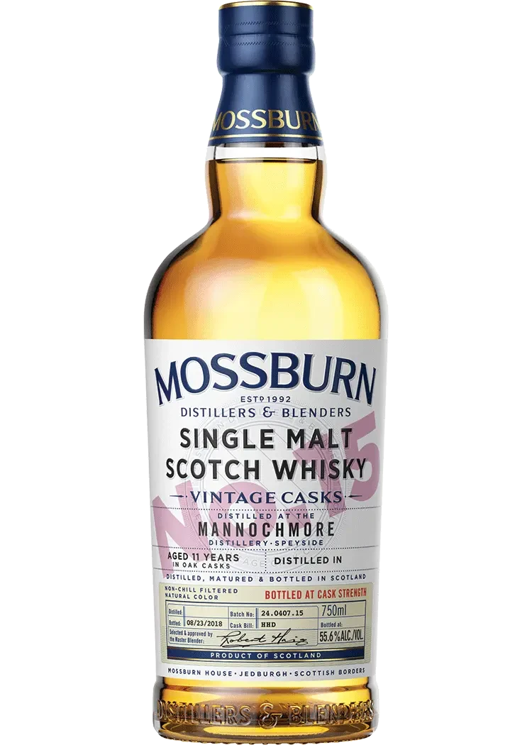 Mossburn Mannochmore 11 Yr Single Malt Whisky