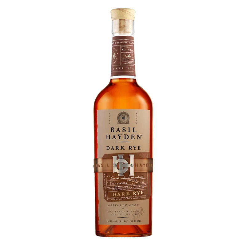 Basil Hayden Dark Rye Blended Whiskey 750ml (80 Proof)