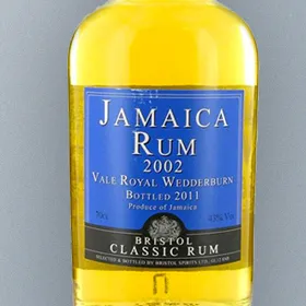 Bristol Classic Rum Vale Royal Wedderburn Jamaica 2002