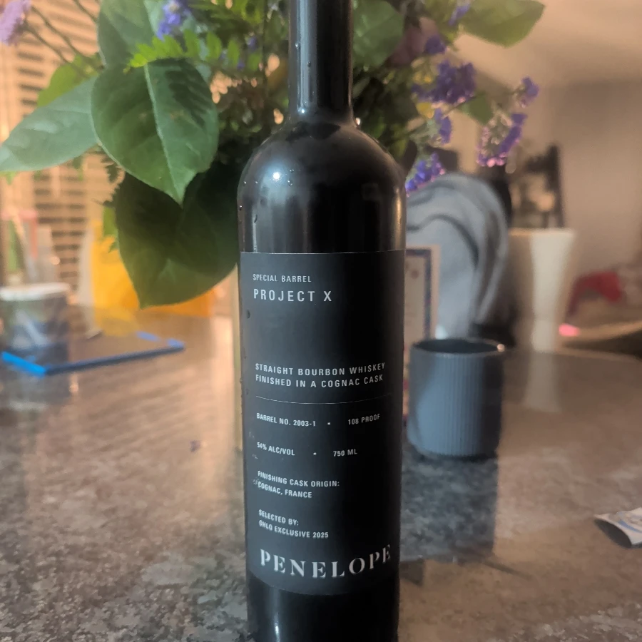 Penelope Project X Straight Bourbon Whiskey Finished in a Cognac Barrel (OHLQ 2025)