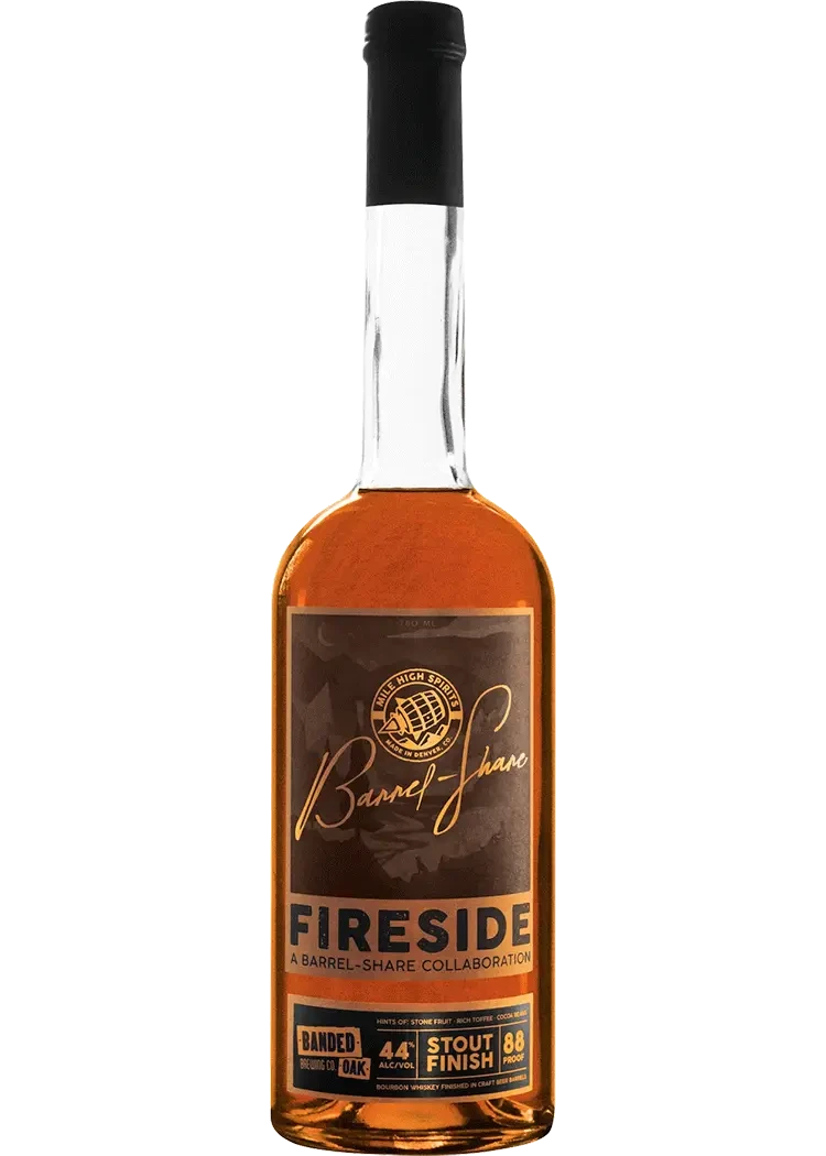 Mile High Fireside Barrel Share Stout Finish Whiskey