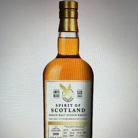 Spirit of Scotland Caol Ila 16 Year Single Malt Scotch Whiskey 2009 Single Cask