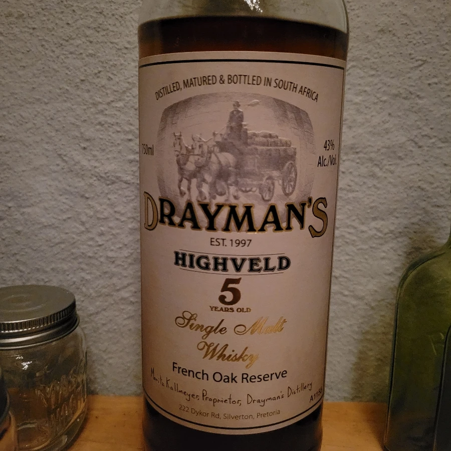 Drayman's Highveld 5 year Single Malt