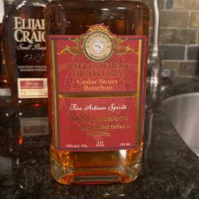 William Rose Distillery Cedar Street Bourbon