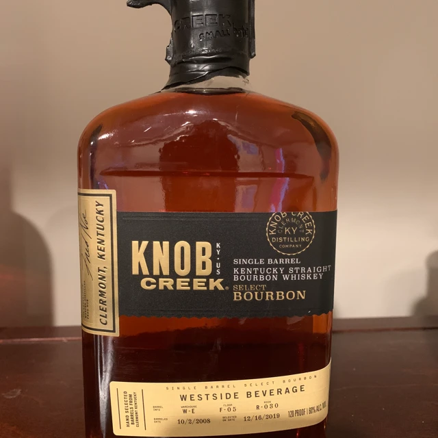 Knob Creek Single Barrel W-E F-05 R-030