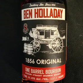 Ben Holladay 8 Year 1856 Original One Barrel Bourbon Missouri Straight Bourbon Whiskey