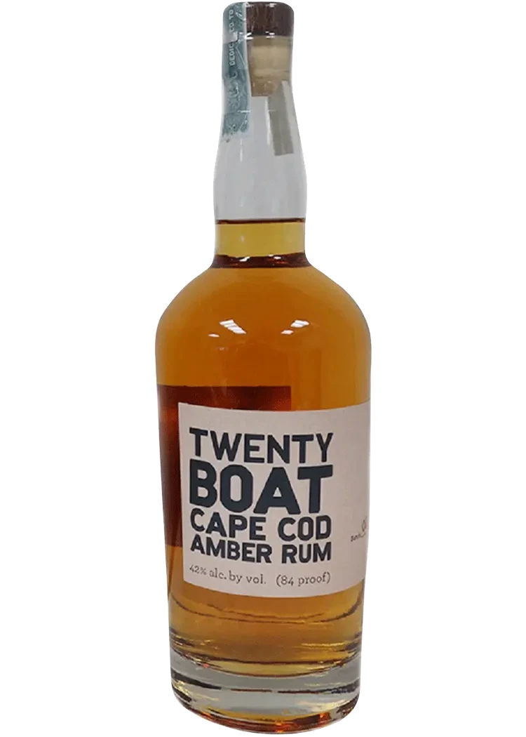 Twenty Boat Cape Cod Amber Rum