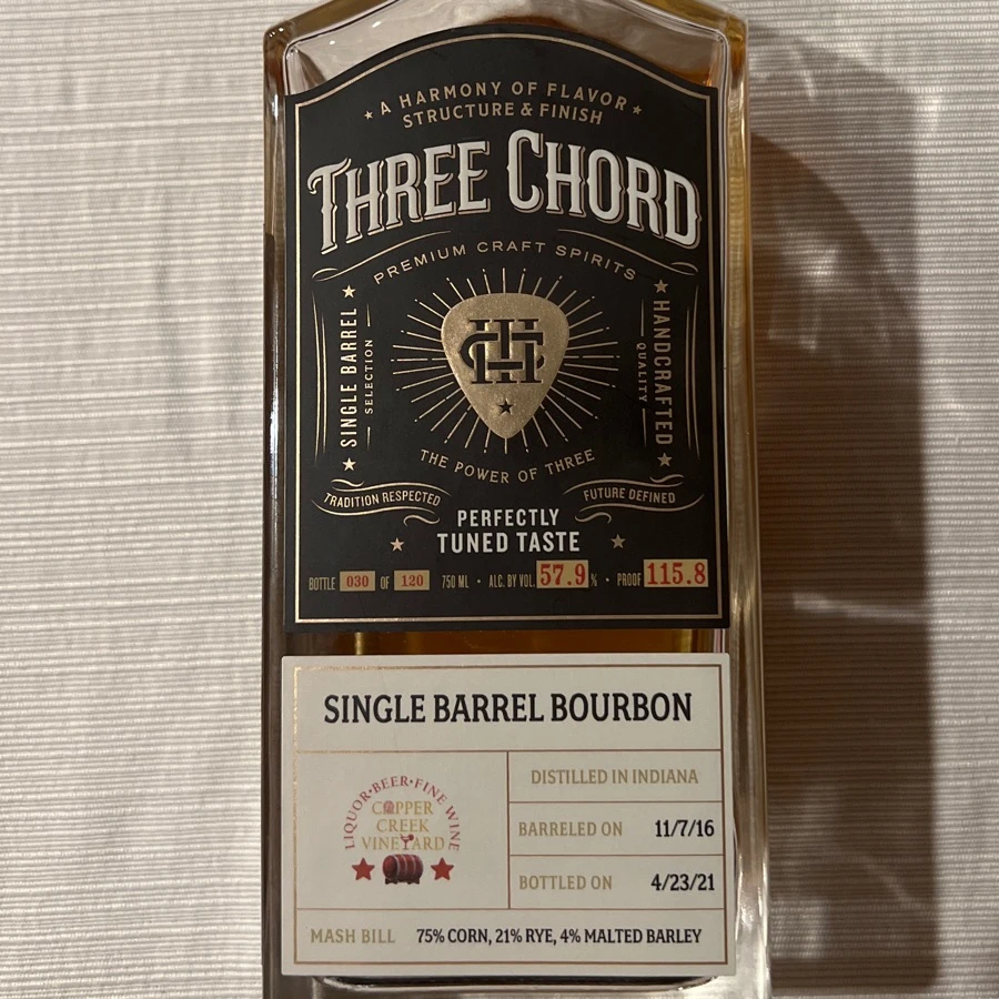 Three Chord Single Barrel Bourbon