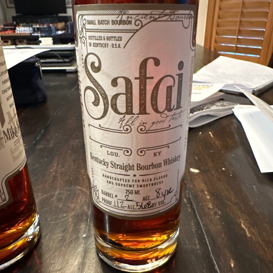 Safai Kentucky Straight Bourbon Whiskey Barrel #2